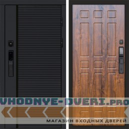 Входная дверь  Smart (Смарт) Black Line Спарта дуб